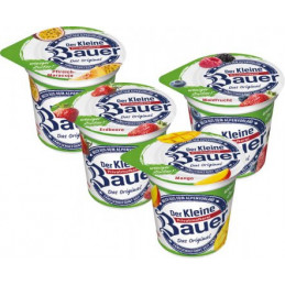 Bauer ovocný jogurt méně cukru 150 g MIX příchutí