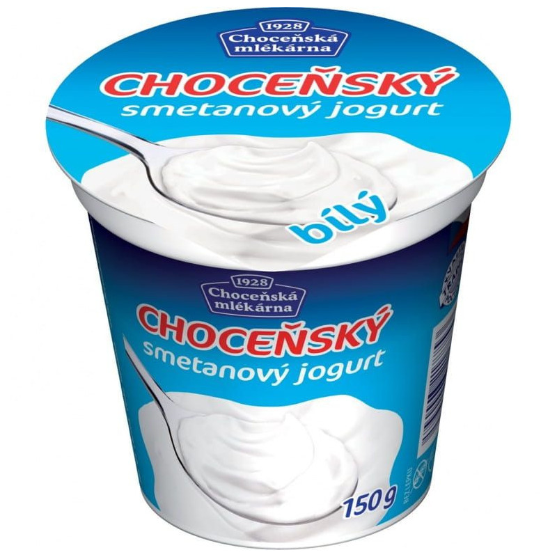Choceňský smetanový jogurt bílý  150 g