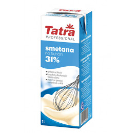 Smetana ke šlehání 31 % živočišná 1 L Tatra