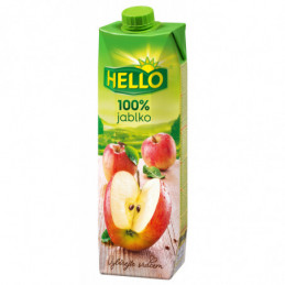 Džus Hello 100% jablko 1 L